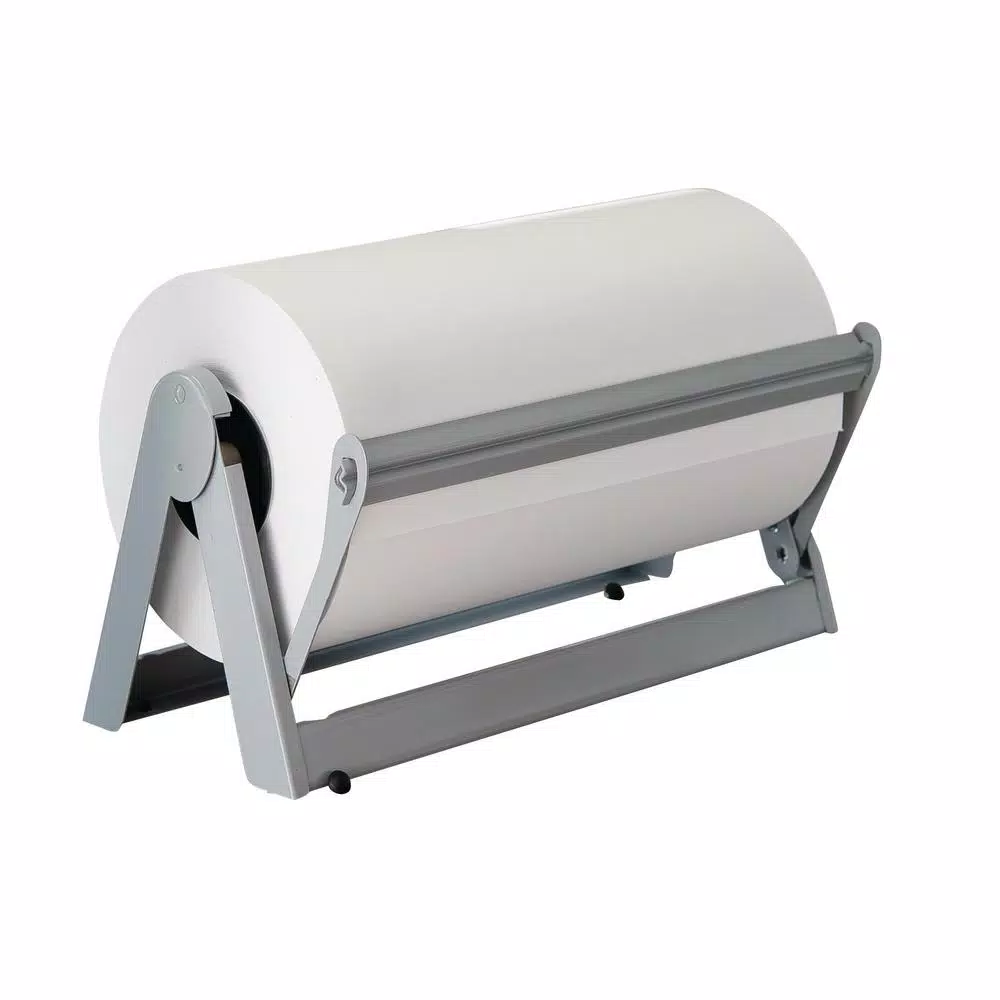 LEM 15 in. Poly-Coated Freezer Paper and Steel Paper Cutter Set, 450 ft. Roll