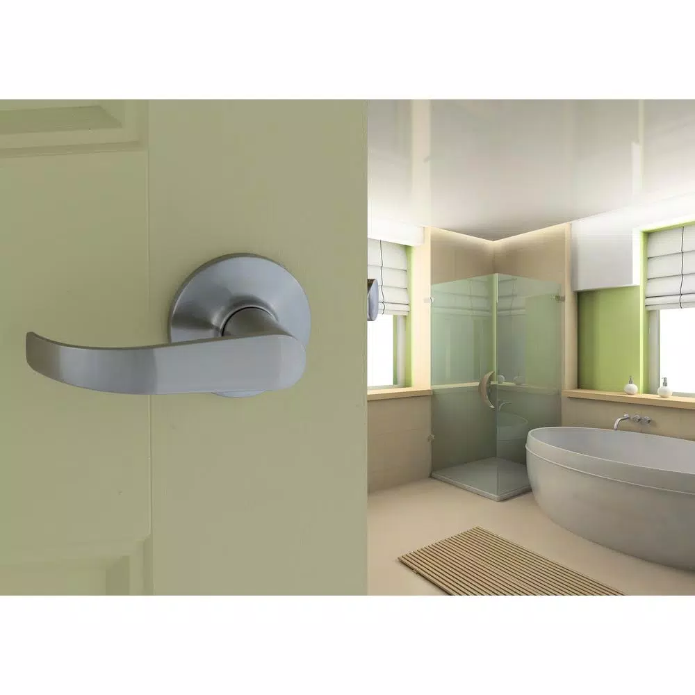 Copper Creek Satin Stainless Steel Passage Door Lever - Interior/Exterior