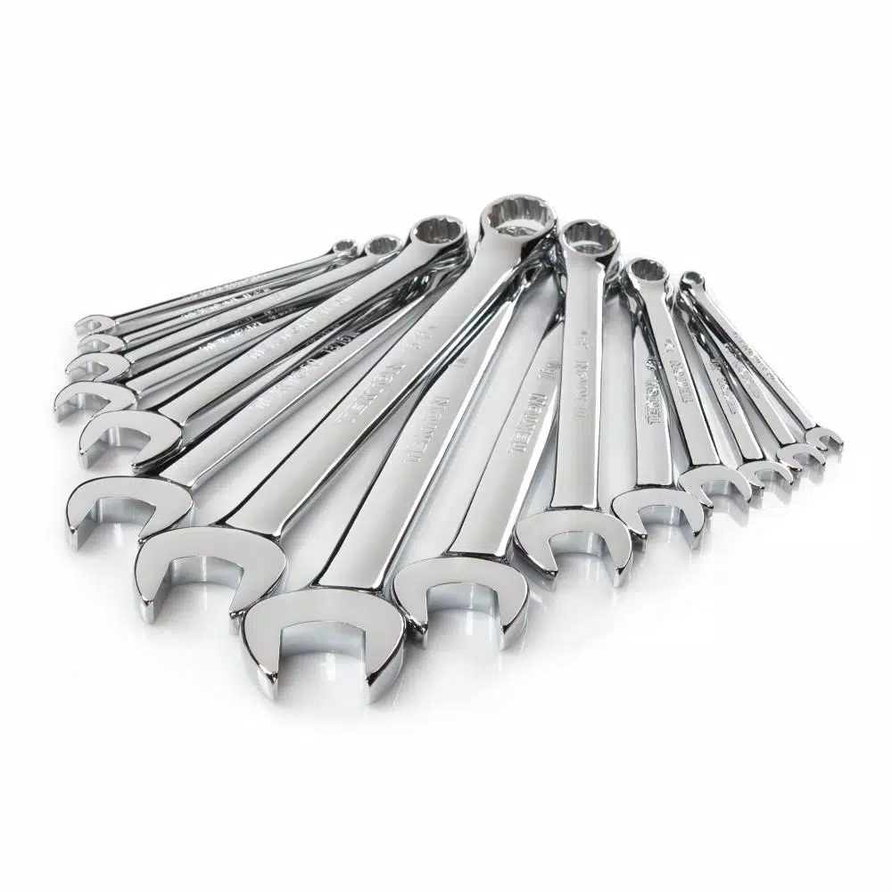 TEKTON 15-Piece Combination Wrench Set, 1/4 in. to 1 in., SAE