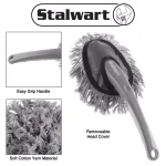 Stalwart Gray Car Duster 2-Pack - Soft Cotton Yarn Interior & Exterior Cleaner thumbnail 3