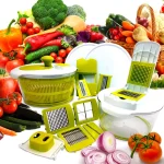 MegaChef 10-in-1 Multi-Use Salad Spinner, Slicer, Dicer and Chopper thumbnail 4