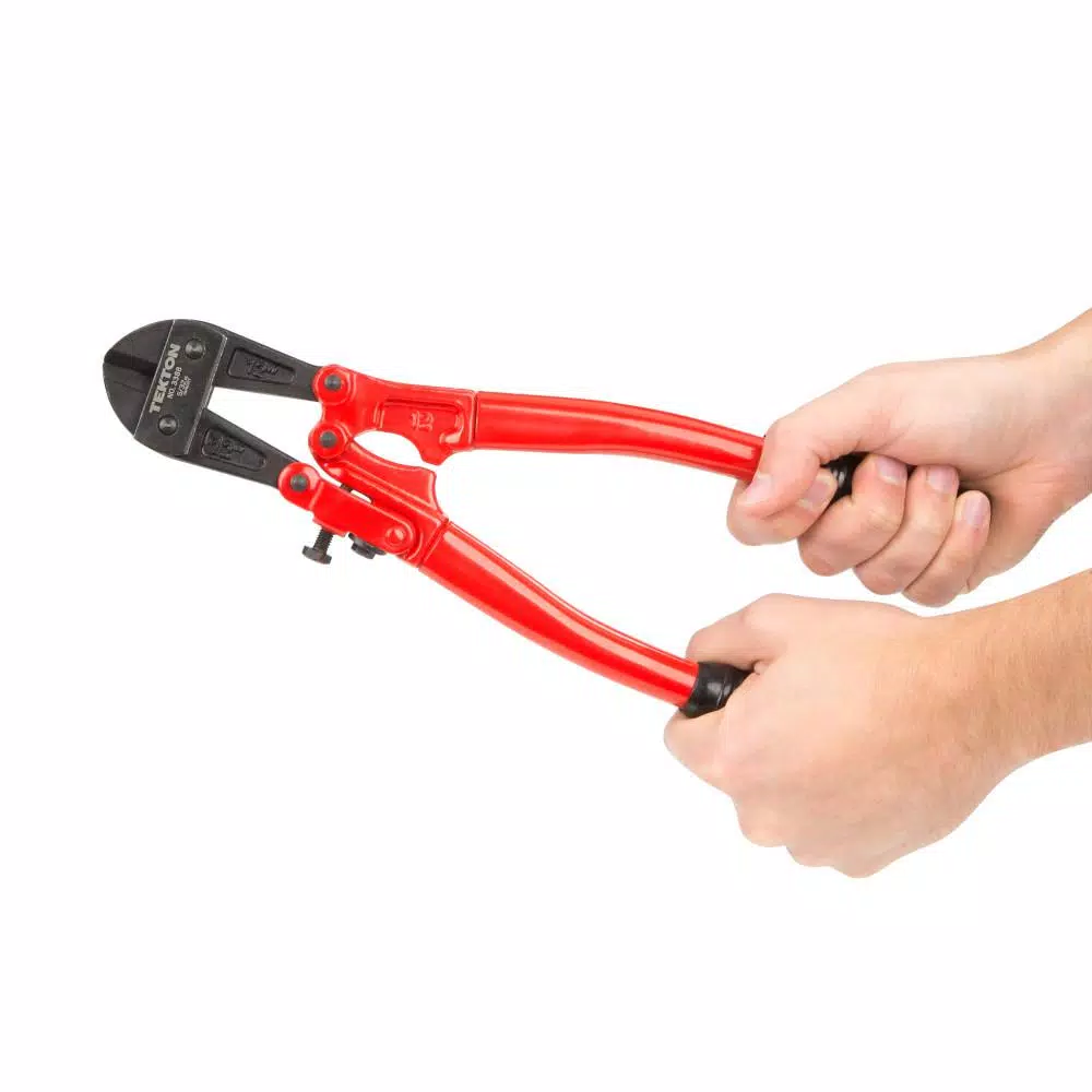 TEKTON 12 in. Bolt Cutter with Compound Action and Hardened Alloy Steel Jaws