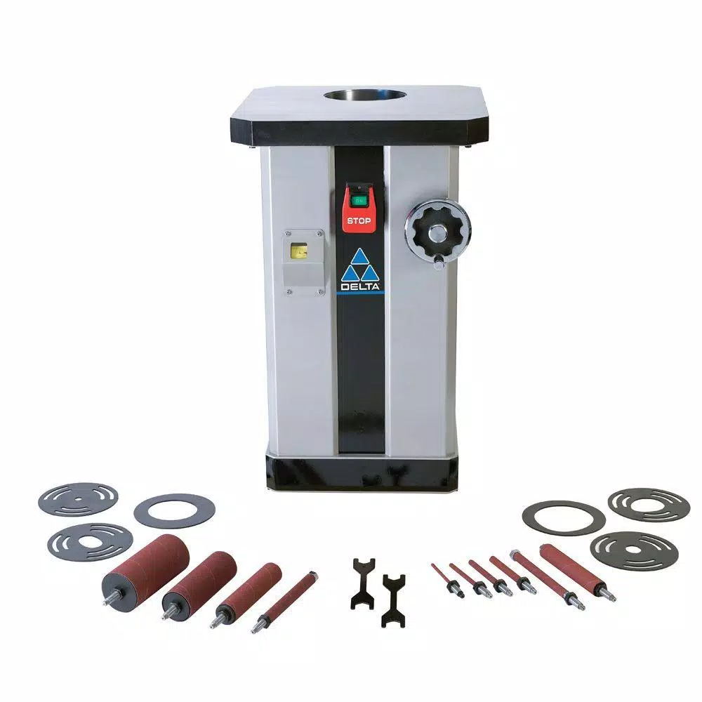 Delta 1 HP Oscillating Spindle Floor Sander with Tilting Arbor
