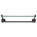 Delta Porter 18 in. Towel Bar with Glass Shelf, Oil Rubbed Bronze thumbnail 6