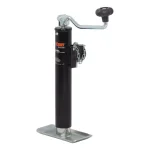CURT Pipe-Mount Swivel Jack with Top Handle, 5,000 lbs. Capacity, 10 in. Travel thumbnail 1