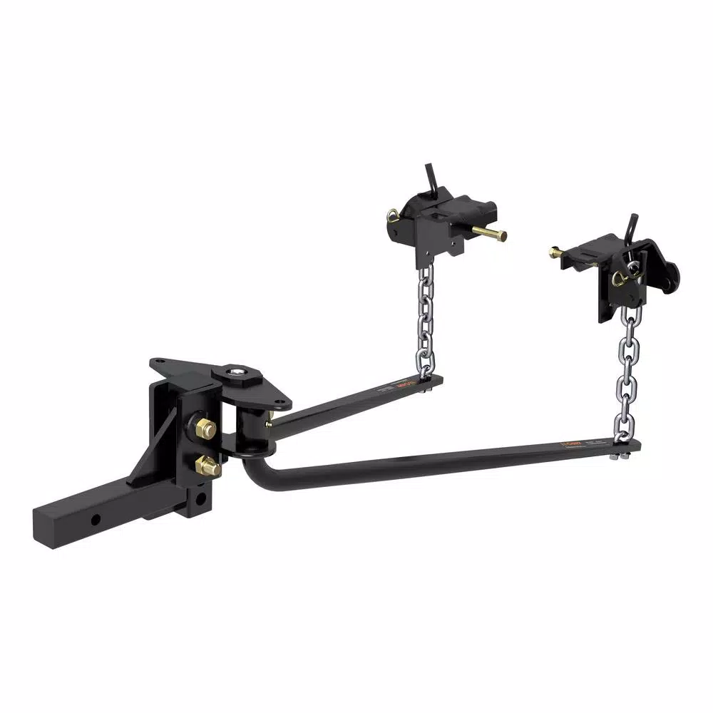 CURT MV Round Bar Weight Distribution Hitch, 5,000-6,000 lbs. GTW, 31-3/16 in. Bars