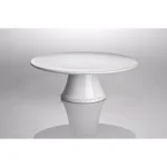 Abigails Charlot French Ceramic Cake Stand - 13 inch Round Dessert Plate thumbnail 1