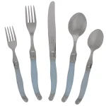 French Home Laguiole 20-Piece Stainless Steel Flatware Set, Ice Blue, Service for 4 thumbnail 1