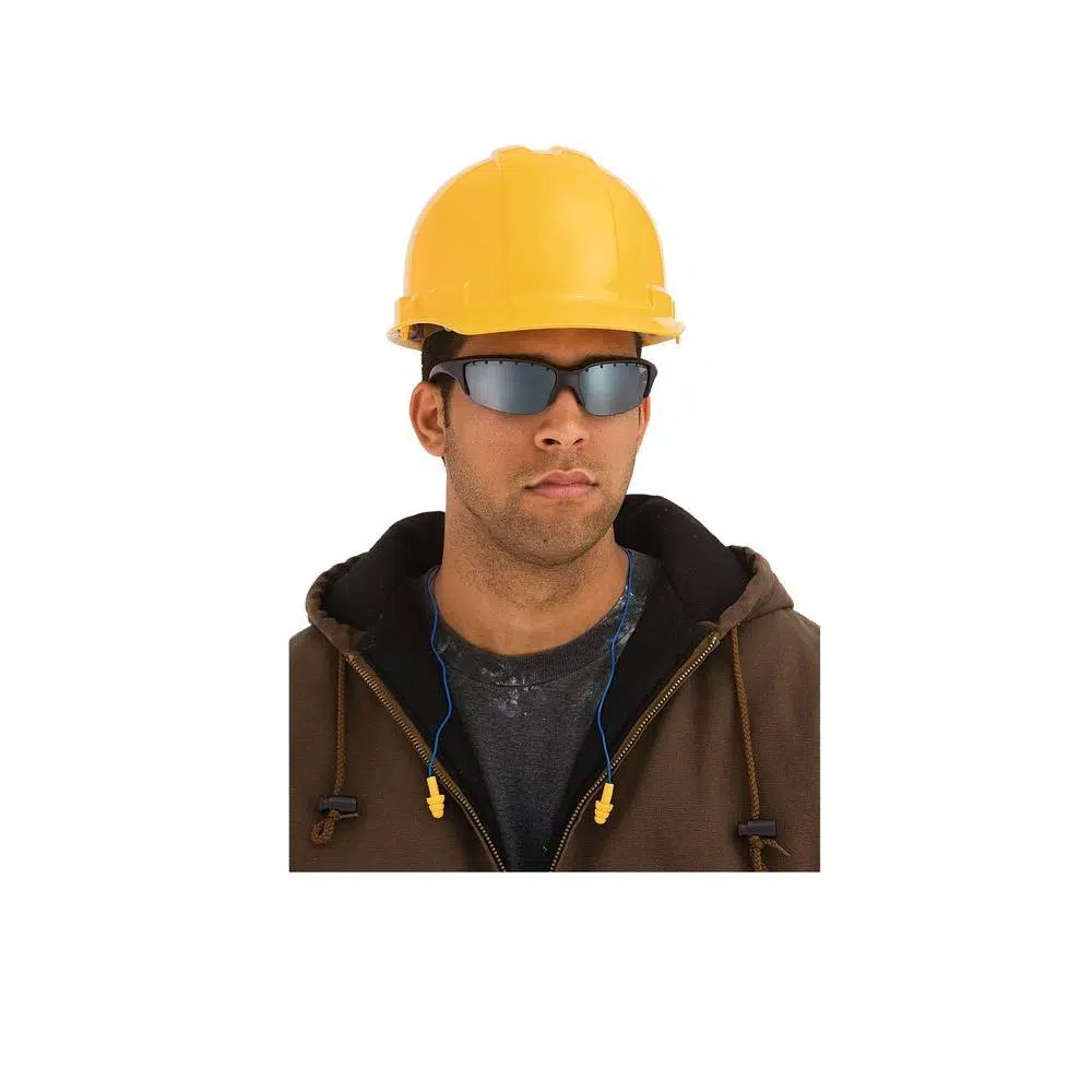 3M Non-Vented Yellow Hard Hat with 4-Point Ratchet Adjustment, Case of 6