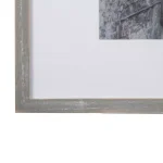Pinnacle Gallery 7-Piece Graywash Wood Photo Frame Wall Gallery Kit with Art Prints thumbnail 6