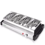 NutriChef 4-Pan Stainless Steel Electric Buffet Server Food Warming Tray Station thumbnail 1