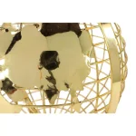 LITTON LANE 25 in. Gold Metal Spinning Decorative Globe with Hammered Topographical Design thumbnail 3