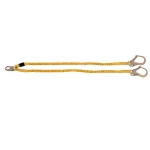 Werner SoftCoil 6 ft. Twin Leg Lanyard with Energy Absorbing Inner Core and Rebar Hooks thumbnail 3