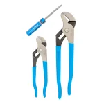 Channellock 3-Piece Tongue and Groove Plier and Screwdriver Set thumbnail 1