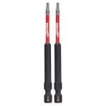 Milwaukee SHOCKWAVE Torx #10 3.5 in. Impact Duty Steel Screwdriver Bits, 5-Pack thumbnail 1