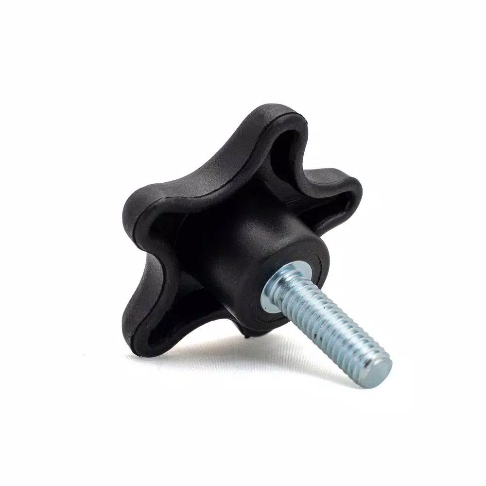POWERTEC 5/16 in.-18 5-Star Stud Knob, 5-Pack