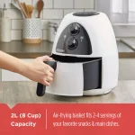 BLACK+DECKER PuriFry 2 Qt. Air Fryer, White thumbnail 6