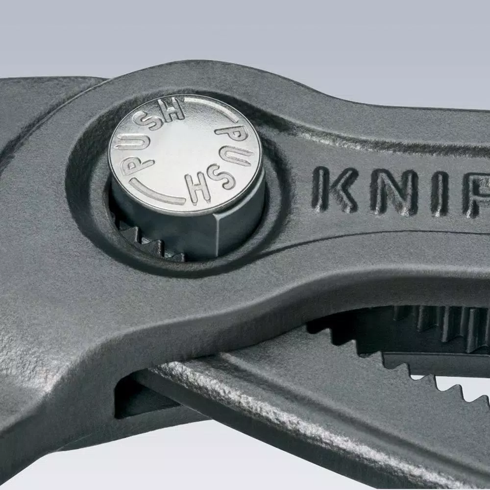 KNIPEX Cobra Series 10 in. Box Slip Joint Pliers with Pinch Guard and Push Button Adjustment