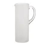 Abigails White Night Frosted Martini Pitcher, 42 oz Glass Serving Pitcher thumbnail 1