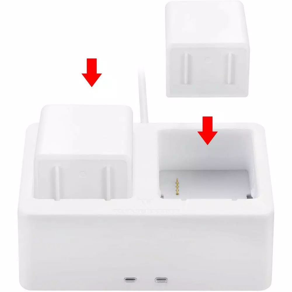 Wasserstein Charging Station for Arlo Ultra, Ultra 2, Pro 3, and Pro 4 Batteries with 3.2ft Micro USB Cable