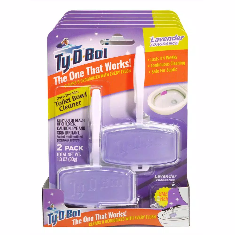 Ty-D-Bol 1 That Works Lavender Fragrance Toilet Bowl Cleaning Gel (6-Pack)