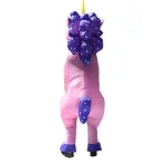 ALEKO's Inflatable Unicorn Adult Halloween Costume - Pink & Purple Unisex Party Suit thumbnail 3