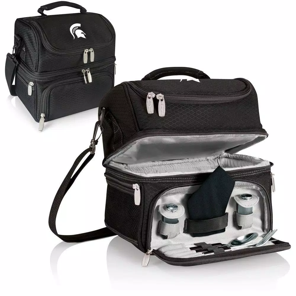 ONIVA Pranzo Michigan State Spartans Insulated Lunch Bag - Black