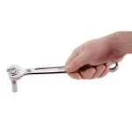Milwaukee 7-Piece Metric Combination Wrench Set with MAX BITE Open-End Grip thumbnail 8