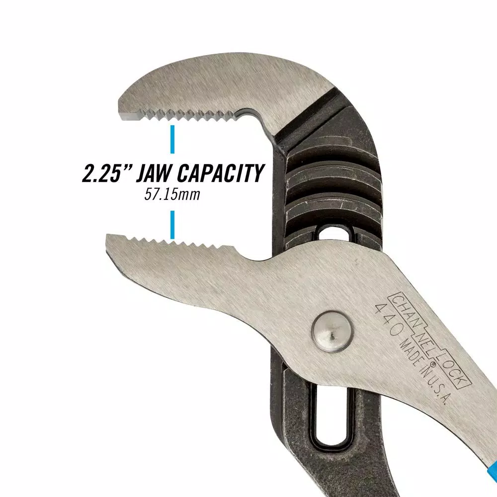 CHANNELLOCK 12 in. Straight Jaw Tongue and Groove Pliers