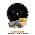 Evolution Power Tools 12 in. 15 Amp Corded Portable Concrete Saw with Diamond Blade thumbnail 10