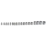 Best Value 40-Piece 1/4 in. and 3/8 in. Ratchet & Socket Set, SAE and Metric, High Carbon Steel thumbnail 6