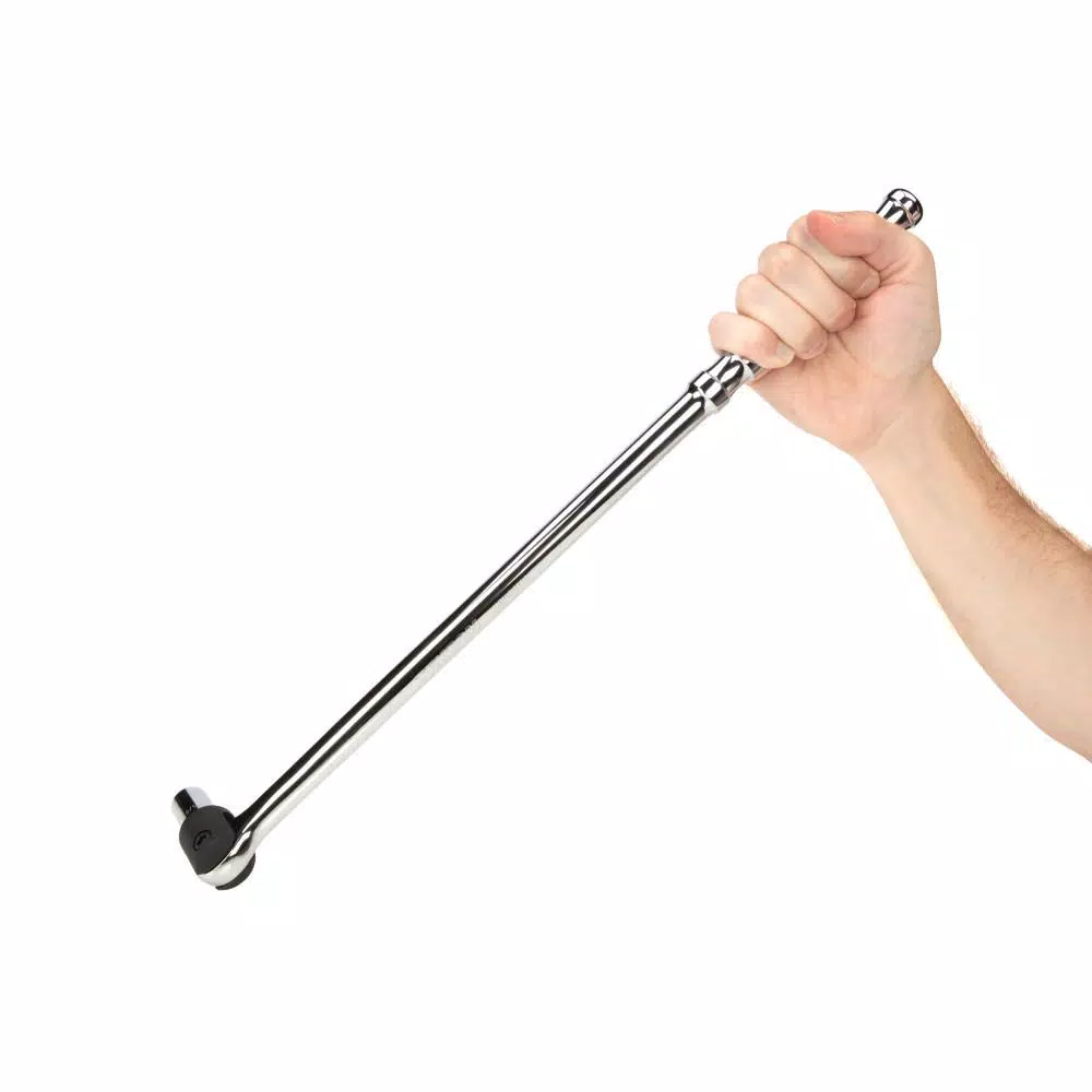 TEKTON 3/8 in. Drive x 18 in. Breaker Bar with 230° Pivoting Head