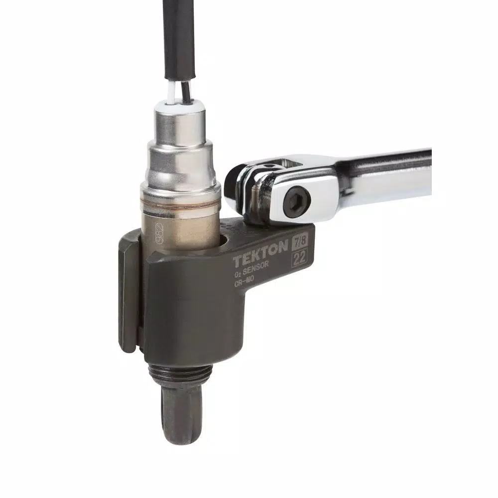 TEKTON 7/8 in. (22 mm) Offset Oxygen Sensor Socket, 3/8 in. Drive