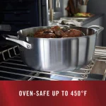 Calphalon Premier 2.5 qt. Stainless Steel Sauce Pan with Glass Lid thumbnail 4