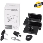 Wasserstein Weatherproof Gutter Mount for Blink Outdoor, XT and XT2 Cameras, Universal Screw Adapter, Black (2-Pack) thumbnail 5