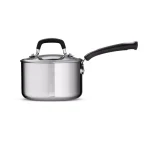 Tramontina Style 2 qt. Aluminum Nonstick Sauce Pan with Mirror-Polished Finish and Glass Lid thumbnail 2