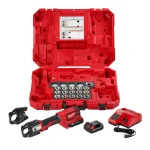 Milwaukee M18 FORCE LOGIC 600 MCM Cordless Crimper Kit with 750 MCM Expanded Jaw thumbnail 1