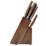 Chicago Cutlery Precision Cut 15-Piece German Stainless Steel Knife Block Set with Walnut Handles thumbnail 4