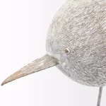 Mercana Snipe II Decorative Bird Sculpture - Light Brown Coastal Resin Statuary thumbnail 2