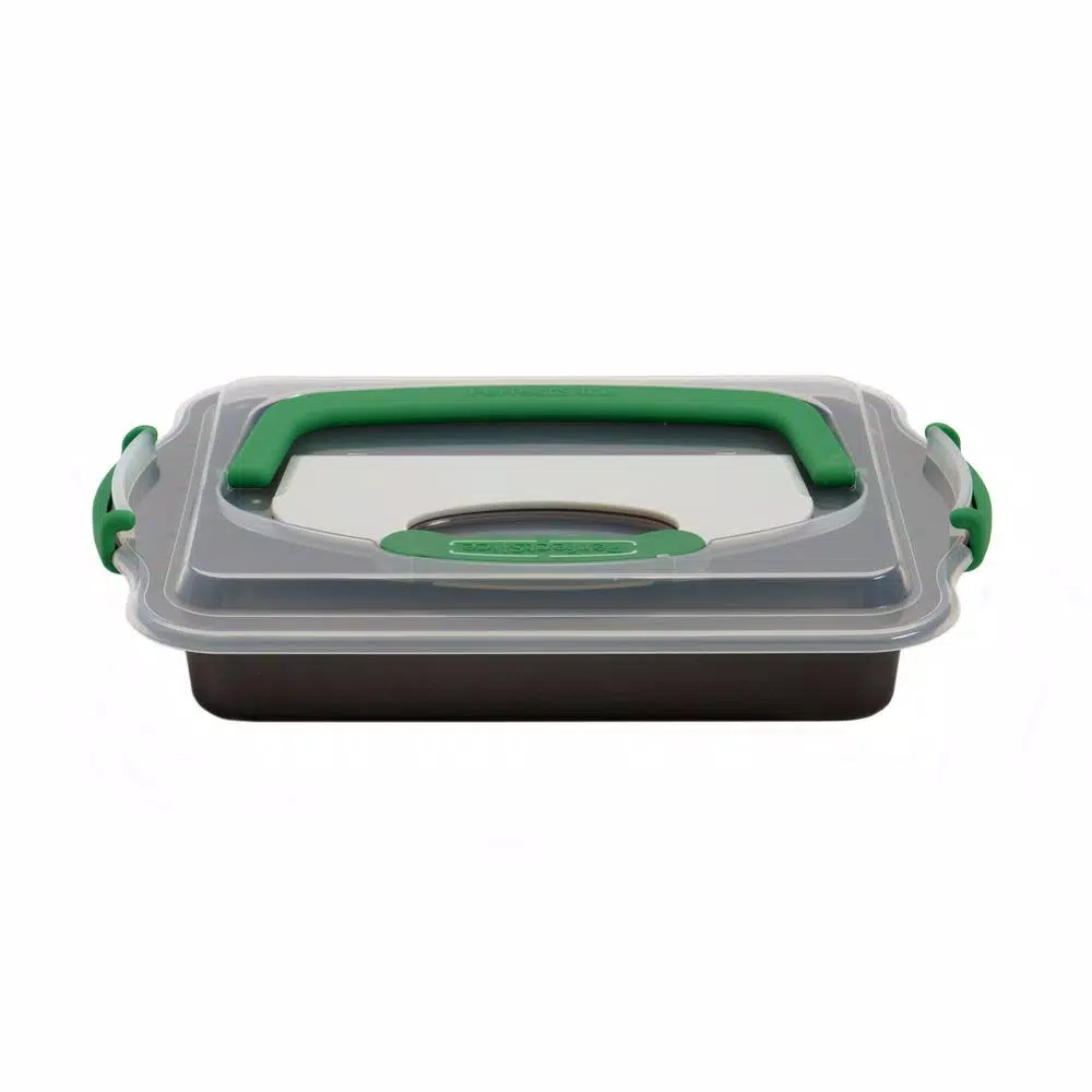 BergHOFF PerfectSlice 4-Piece Grey Bakeware Set with Cutting Tool and Carbon Steel Pans
