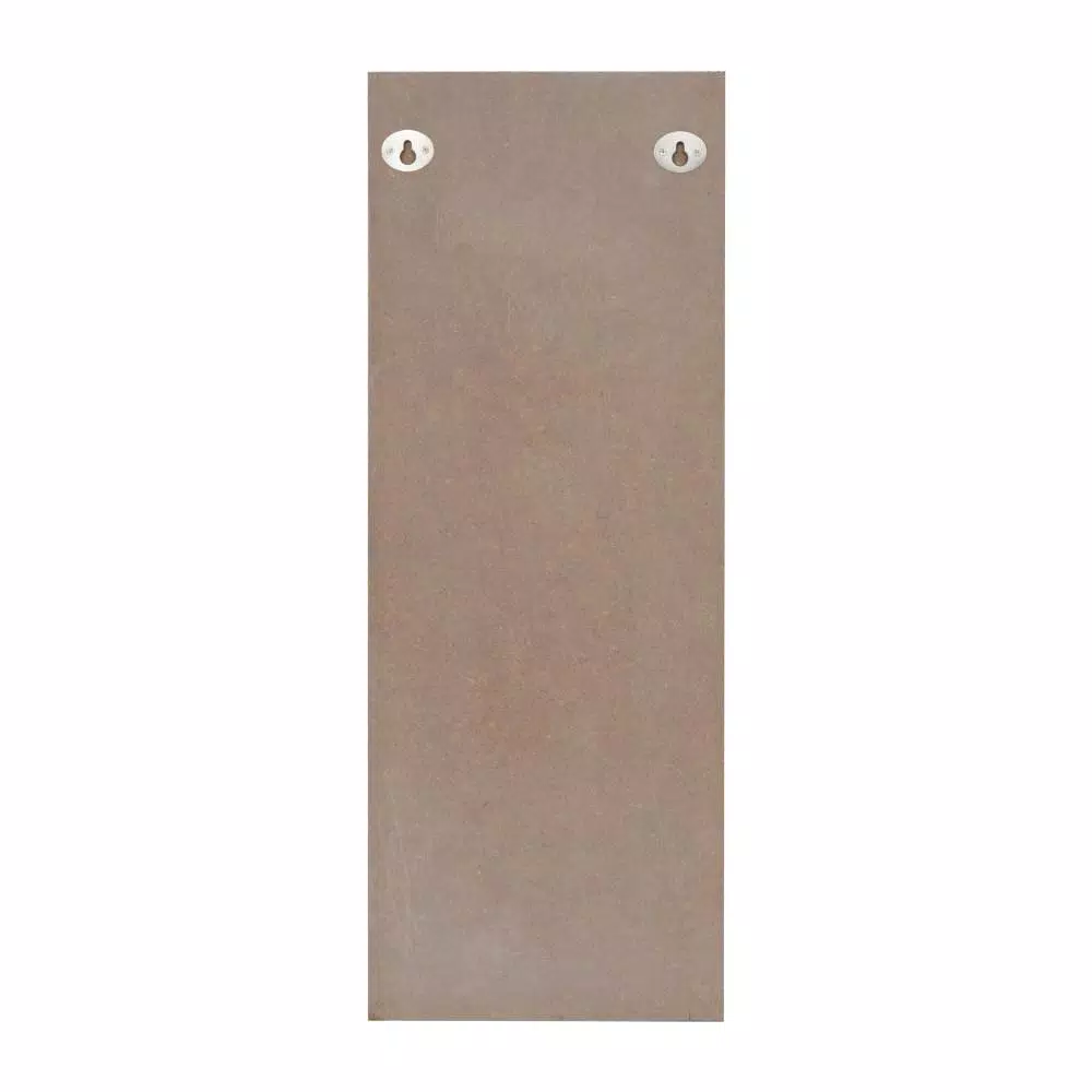 Kate and Laurel Oakly Rustic Brown Wood and Metal Candle Sconce