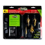 BLU-MOL Disston Blu-Mol Xtreme M35 Cobalt Spiral Step Drill Bit Kit, 4-Piece Set thumbnail 3