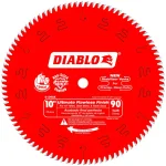 Diablo 10 in. x 90-Teeth Ultimate Polished Finish Carbide Saw Blade thumbnail 5