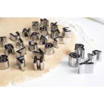 Fox Run 26-Piece Alphabet Cookie Cutter Set - Stainless Steel Letter Cutters thumbnail 3