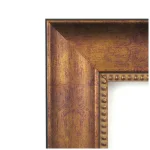 Amanti Art Manhattan Bronze 25.38 in. x 25.38 in. Square Wood Framed Bathroom Vanity Mirror thumbnail 3