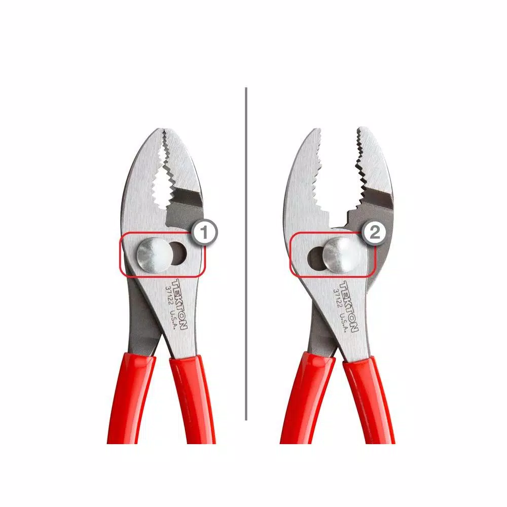 TEKTON 3-Piece Plier Set: Slip Joint, Long Nose, and Diagonal Cutting Pliers