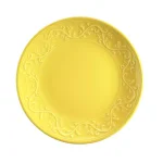 Unbranded Kutahya Ivy Collection 16-Piece Yellow Embossed Earthenware Dinnerware Set, Service for 4 thumbnail 2