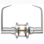 Universal Hardware Satin Chrome Passage Door Lever, Commercial & Residential thumbnail 3
