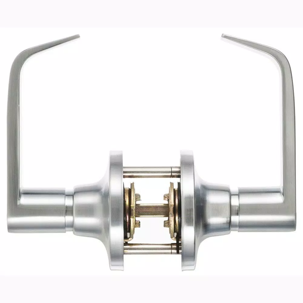 Universal Hardware Satin Chrome Passage Door Lever, Commercial & Residential