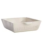 Ayesha Curry Home Collection 8 in. Square Ceramic Baker, French Vanilla thumbnail 4